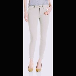CALVIN KLEIN Women's Ankle Skinny Pants Off-White Size 26
